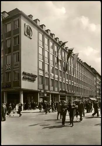 Ansichtskarte Leipzig Messehaus am Markt 1968