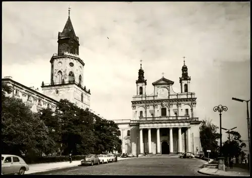 Postcard Lublin Lublin Fasada katedry 1975