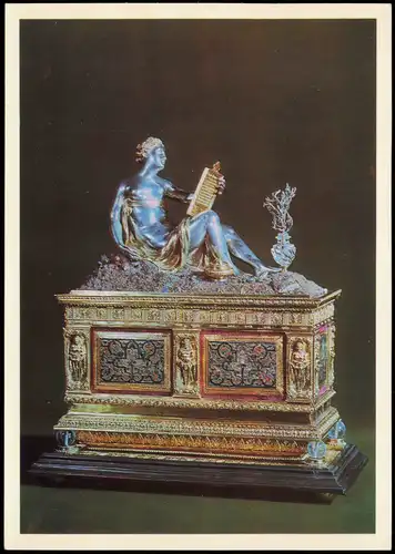 Ansichtskarte Dresden Grünes Gewölbe - Schreibzeugkästchen 1976