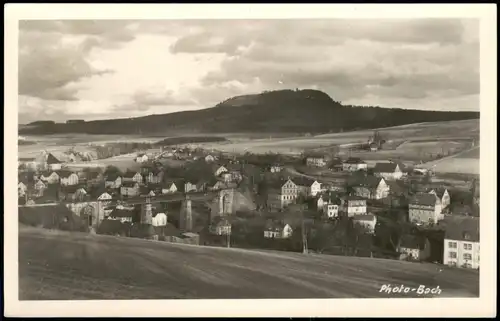 Ansichtskarte Cranzahl-Sehmatal Stadt und Brücke 1957