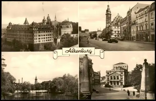 Ansichtskarte Altenburg Stadtteilansichten - 4 Bild 1964