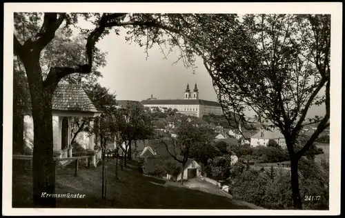 Ansichtskarte Kremsmünster Panorama-Ansicht, Ortsmotiv 1938