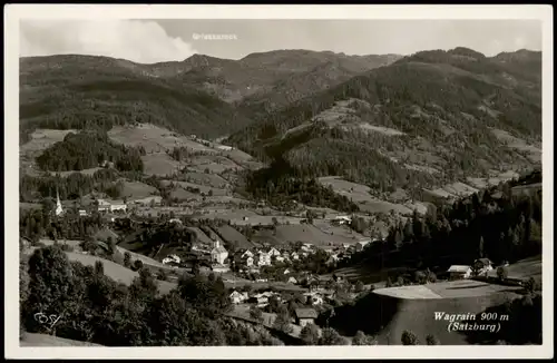 Ansichtskarte Wagrain Panorama-Ansicht, Totale 1940