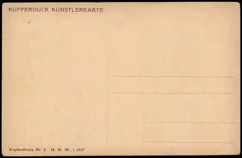 Wien Panorama mit K. K. Hofburgtheater KUPFERDUCK KÜNSTLERKARTE 1917