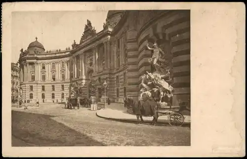 Ansichtskarte Wien Burgtheater 1918
