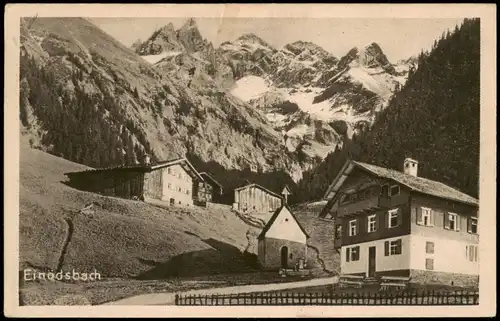 Einödsbach-Oberstdorf (Allgäu) Allgäuer Alpen, Einödsbach Ortsmotiv 1926