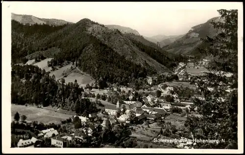 Ansichtskarte Hohenberg Panorama-Ansicht 1951