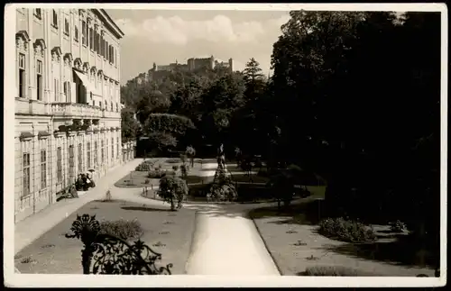 Ansichtskarte Salzburg Mirabell-Schloss und Mirabellengarten 1940