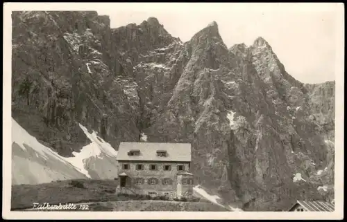 Ansichtskarte .Tirol Falkenhütte in den Tiroler Alpen 1935