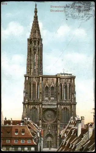 CPA Straßburg Strasbourg Münster 1910