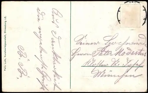 CPA Straßburg Strasbourg Münster 1910