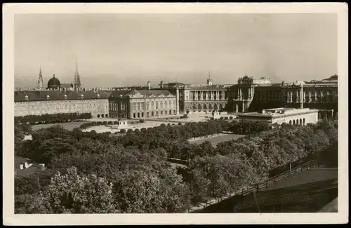 Ansichtskarte Wien Neue Burg, Panorama 1933