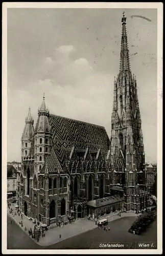 Ansichtskarte Wien Stephansdom Stefansdom Dom 1939