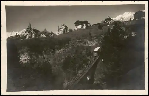 Ansichtskarte Innsbruck Partie an der Hungerburgbahn 1930