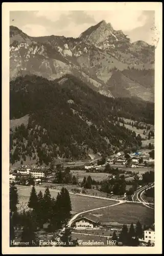 Ansichtskarte Fischbachau Hammer b. Fischbachau m. Wendelstein 1946