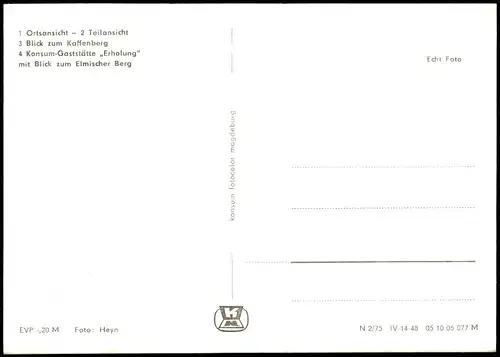 Mankenbach-Oberhain DDR Mehrbild-AK mit Kaffenberg,   Erholung uvm. 1975
