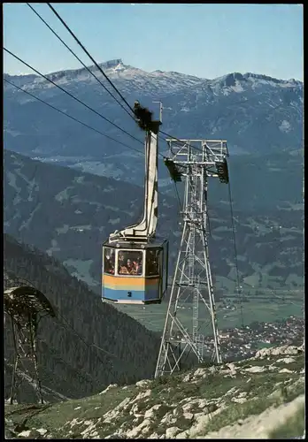 Oberstdorf (Allgäu) Nebelhornbahn Bergbahn Gondelbahn Bayern 1985