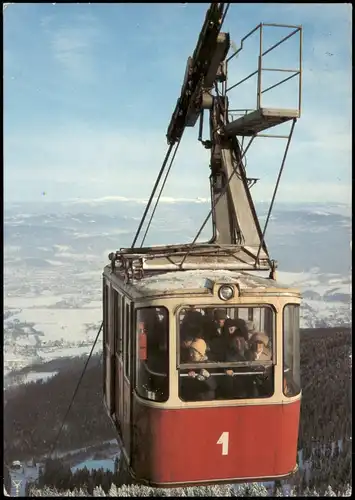 Reichenberg Liberec Bergbahn Gondelbahn Seilbahn Jeschken Ještěd 1980