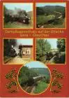 Ansichtskarte Gera Dampflokomotiven auf der Strecke Gera - Glauchau 1984