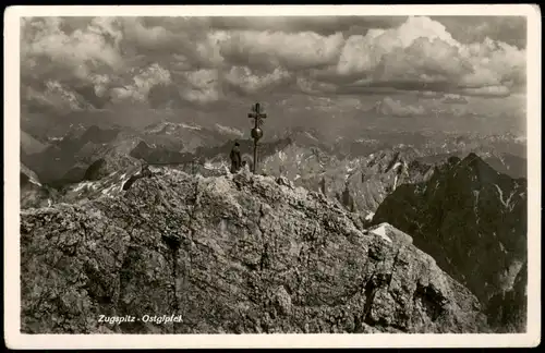 Ansichtskarte Grainau Zugspitze Ostgipfel Wettersteingebirge 1940