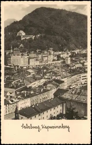 Ansichtskarte Salzburg Panorama-Ansicht, Kapuzinerberg 1930