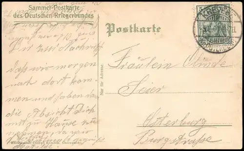 Ansichtskarte  Adel und Persönlichkeiten - Kaiserin, Künstlerkarte 1909