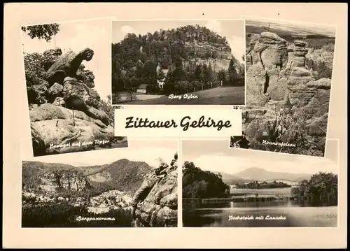 Ansichtskarte Zittau Zittauer Gebirge DDR Mehrbildkarte 1964