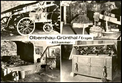Ansichtskarte Kupferhammer-Grünthal-Olbernhau Althammer Mehrbildkarte 1975