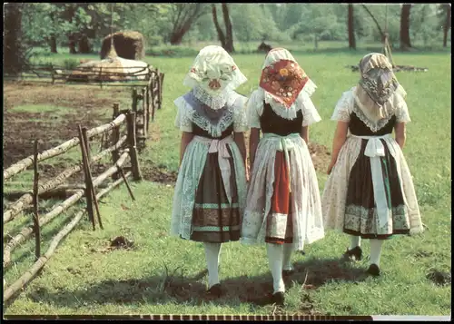 Leipe-Lübbenau (Spreewald) Lipje LDolnoserbska drastwa Niedersorbische  1983