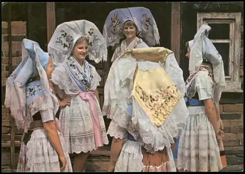 Burg (Spreewald) Dolnoserbska drastwa (Borkowy) Niedersorbische Festtracht 1978