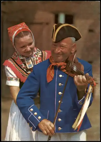 .Sachsen Personen in Sorbischer Volkstracht Serbska narodna drasta 1974