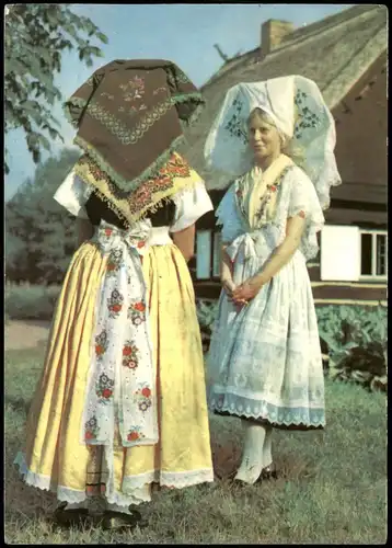 .Sachsen Niedersorbische Tracht Dolnoserbska drastwa Sorbische Trachten 1977