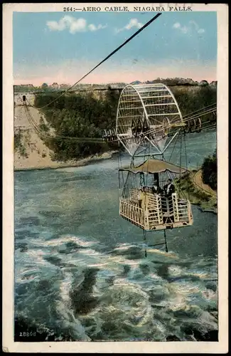 Niagara Falls (NY) Niagarafälle / Niagara Falls US Aero Cable 1926