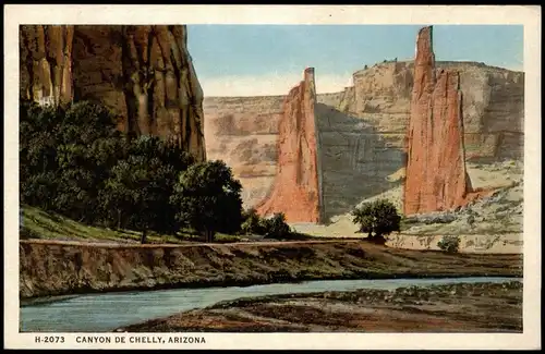 Postcard Arizona (State) Allgemein CANYON DE CHELLY, ARIZONA 1946