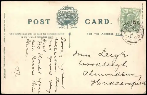 Postcard Bettws-y-Coed Pont-y-Lledr 1905