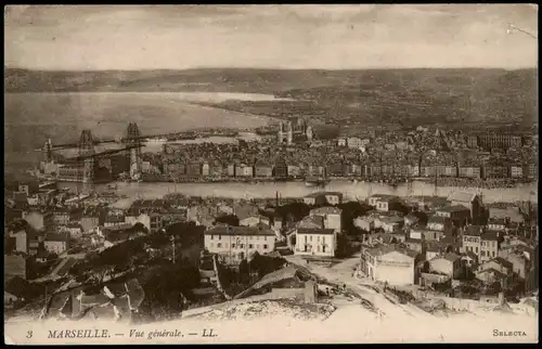 CPA Marseille Vue générale 1913  gel. Stempel Marseille