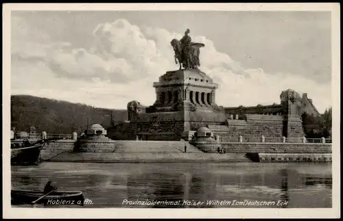 Ansichtskarte Koblenz Deutsches Eck 1939