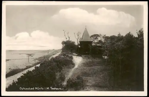 Ansichtskarte Graal-Müritz Strand Teehaus 1927