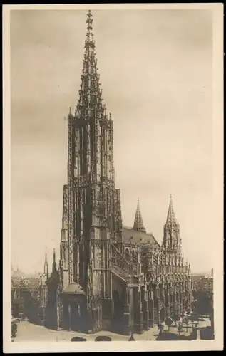 Ansichtskarte Ulm a. d. Donau Ulmer Münster - Fotokarte 1929