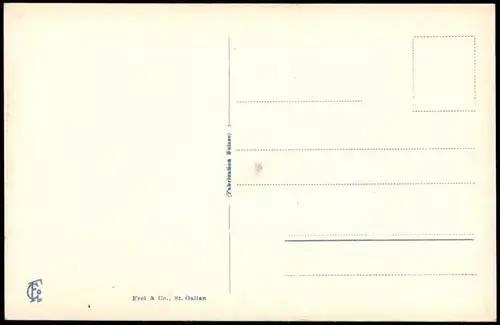 Ansichtskarte Rorschach Blick vom See - Boot 1930