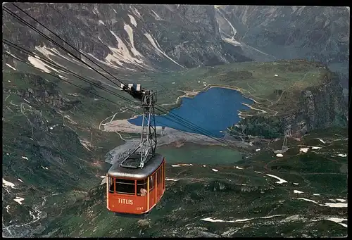 Ansichtskarte Innertkirchen Luftseilbahn Trübsee-Stand-Kleintitlis 1970