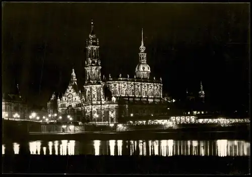 Dresden Kath. Propsteikirche und Schloß (vor der Zerstörung 1945) 1966