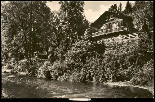 Ansichtskarte Schwarzburg Umland-Ansicht Schweizerhaus i. Schwarzatal 1957