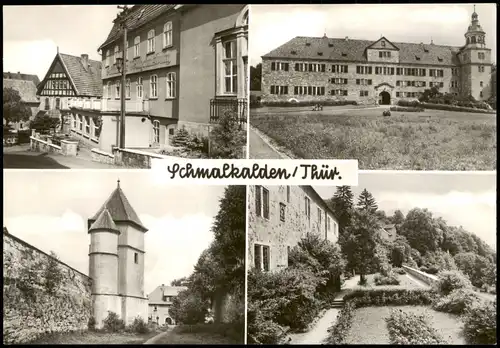 Schmalkalden Mehrbildkarte mit Gaststätte „Zur Wilhelmsburg" uvm. 1978