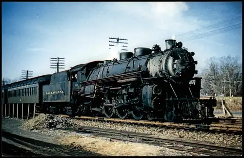 Eisenbahn Zug Motiv-AK USA Delaware Lackawanna & Western Pacific 1953