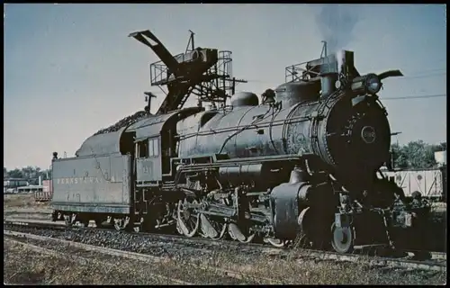 PENNSYLVANIA Consolidation 8382 at Indianapolis, Indiana, Dampflokomotive 1960