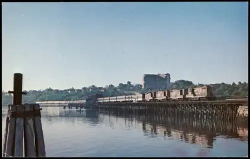 Ansichtskarte  GRAND TRUNK Train Eisenbahn Zug USA Railways 1975