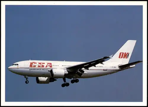 ČESKOSLOVENSKÉ AEROLINIE (ČSA) Airbus A-310-304 Flugzeuge - Airplane 1999