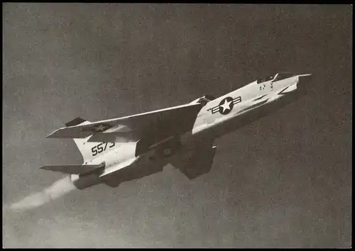 Ansichtskarte  Chance Vought F8U-2 Crusader (USA) Flugzeuge - Airplane 1980
