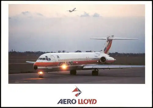 AERO LLOYD MD 87  Startbahn Flugzeuge McDonnell Douglas Flugzeuge Airplane 1995